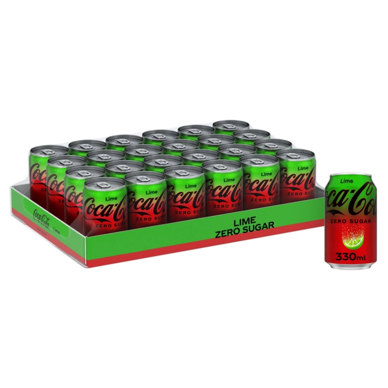 Coca Cola Lime Zero Sugar 24X330ml
