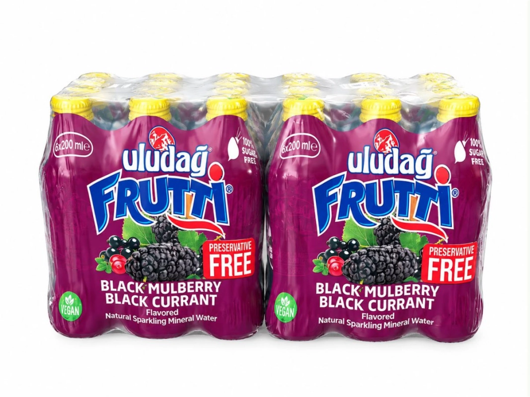 uluday fruti black currant 24 x 200ml