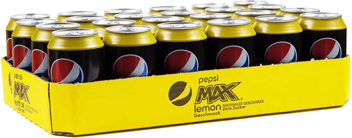 Pepsi Cola Max Lemon Flavour 24X330ml