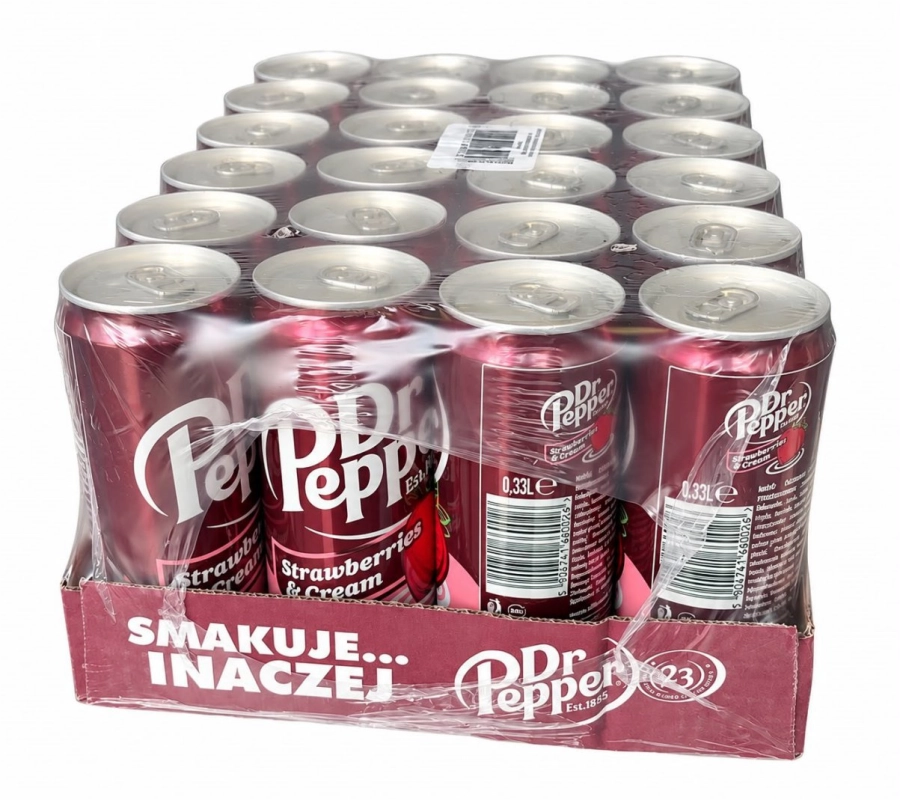 Dr. Pepper Strawberrie & Crream 24X330ml
