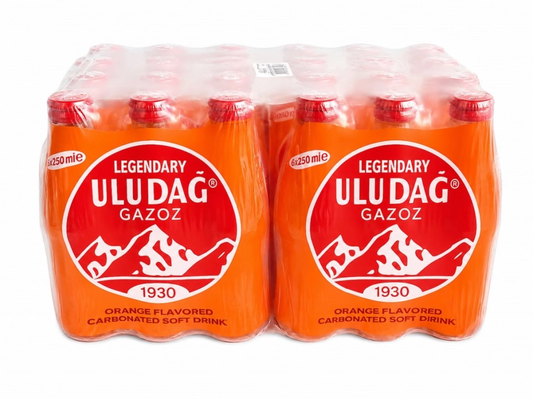 Uludag Sinaasappelsmaak 24x250ml