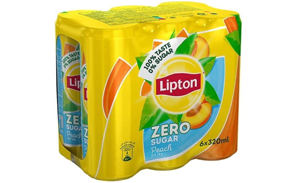 Lipton Ice Peach Zero Sugar 24X330ml