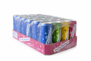 4 soorten Fernandes flavours<br>6 blikjes Fernandes Cherry Bouquet<br>6 blikjes Fernandes Red Grape<br>6 blikjes fernandes Green Punch<br>6 blikjes Super Pineapple