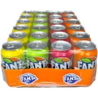 6 blikjes Fanta Lemon<br>6 blikjes Fanta Exotic<br>6 blikjes Fanta Orange<br>6 blikjes Fanta Strayberry&Kiwi